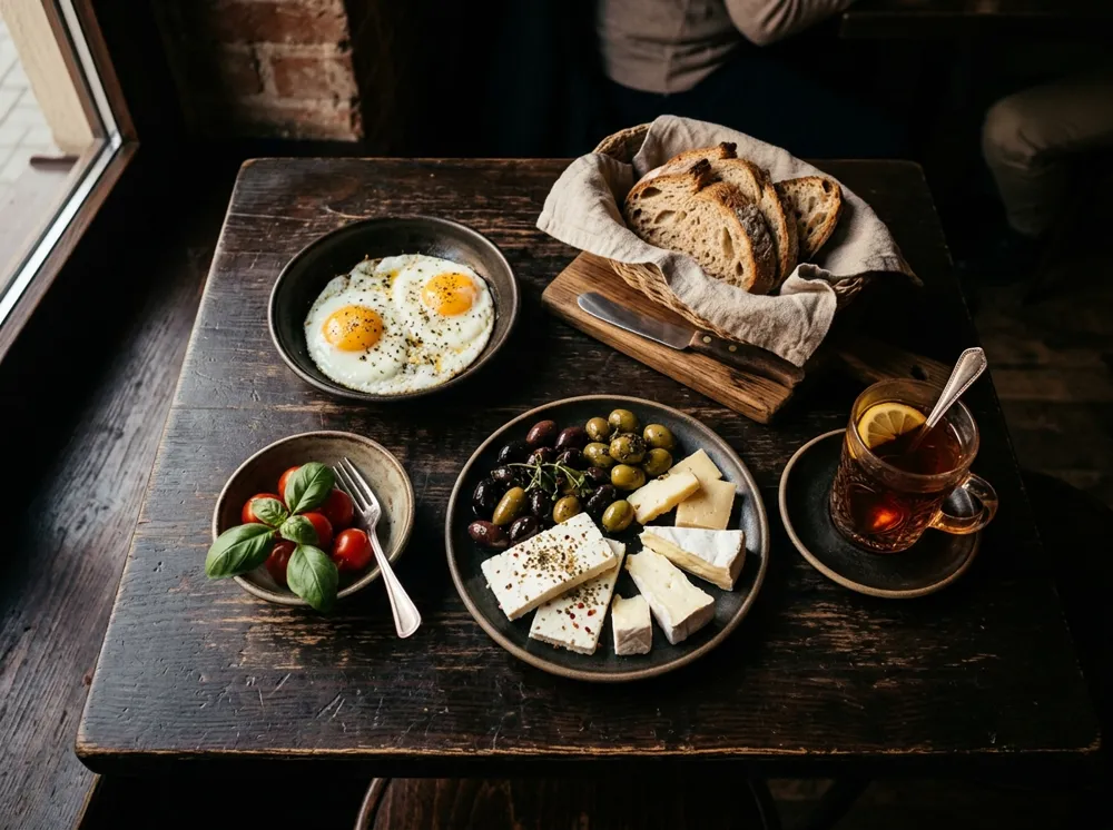Kahvaltı sofrası